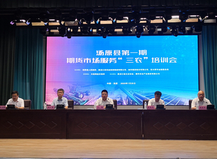 2020年7月29日，农投集团助汤原农民挑上“金扁担” “保险 期货”培训会在汤原县举行。